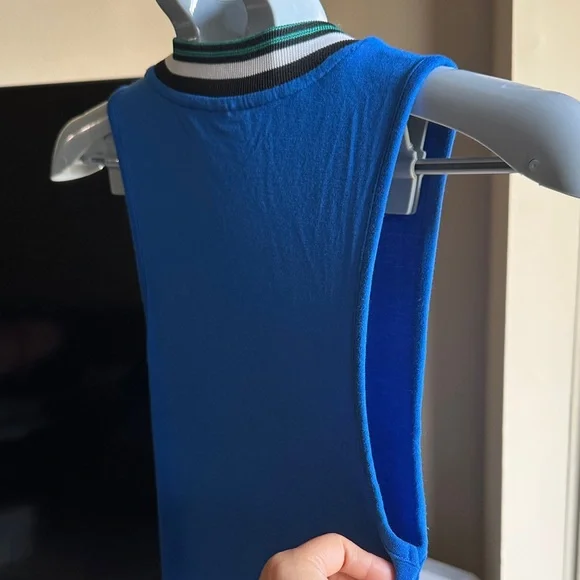 Topshop Vibrant Blue Midi Dress - Picture 5 of 8